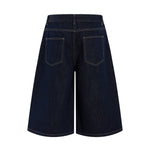 Bermudas con lavado vintage y salpicaduras de tinta