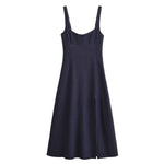 Falda vaquera con bordado de perlas y lavado vintage