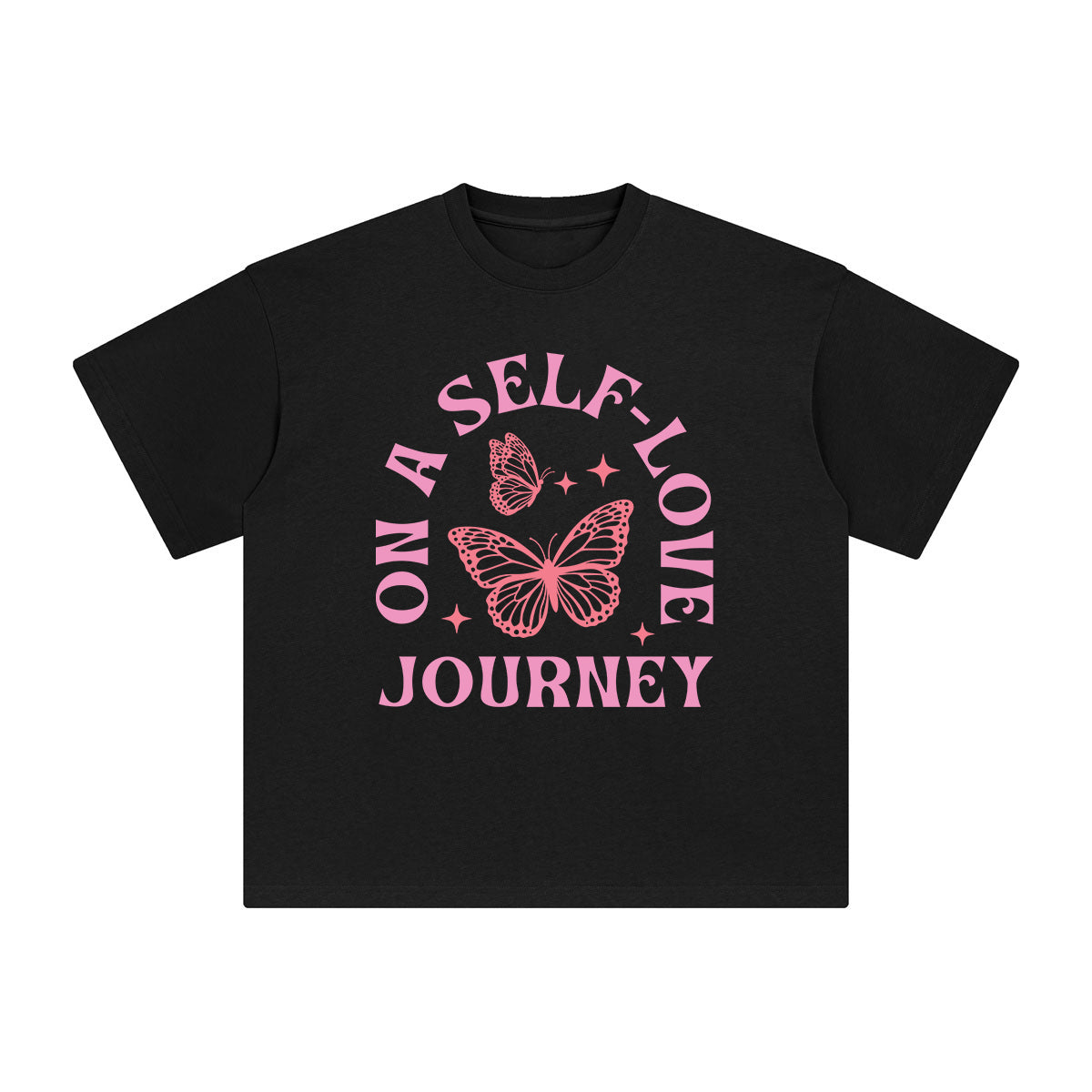 On A Self Love Journey Graphic Tee-INNBLAC Fashion Apparel
