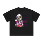 Wine Less Wine More Graphic Tee-INNBLAC Fashion Apparel