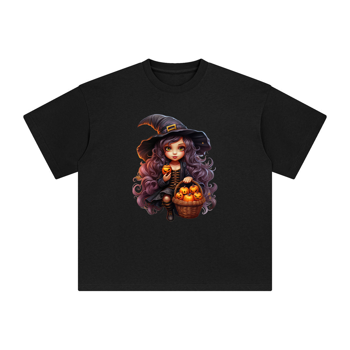 Witch Girl Graphic Tee-INNBLAC Fashion Apparel