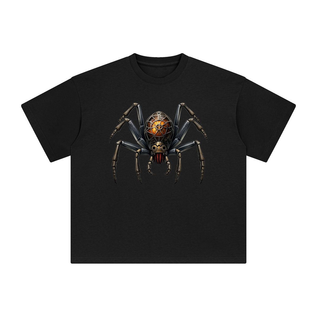 Halloween Spider Graphic Tee-INNBLAC Fashion Apparel
