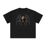 Halloween Spider Graphic Tee-INNBLAC Fashion Apparel