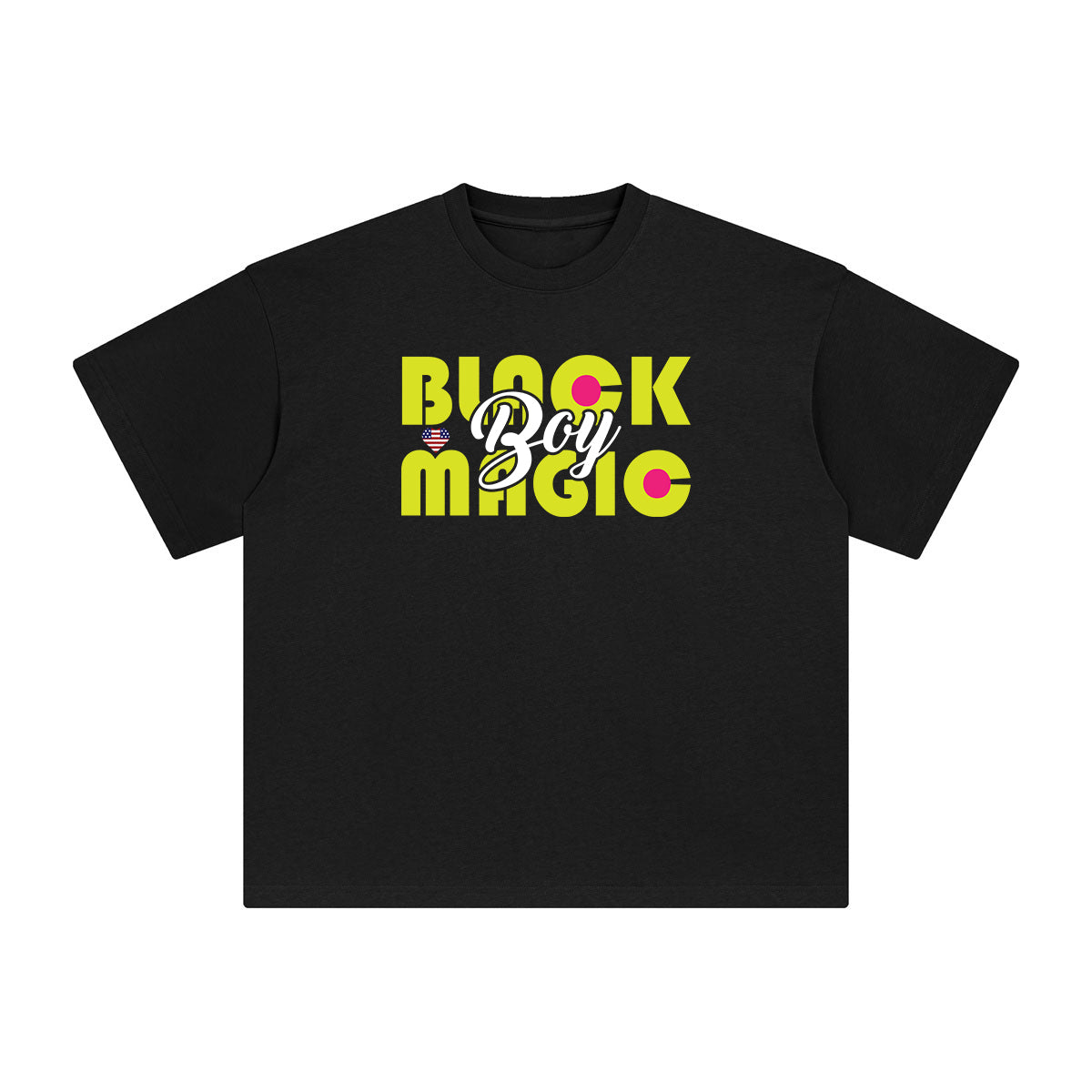 Black Boy Magic Aesthetic Graphic Tee-INNBLAC Fashion Apparel