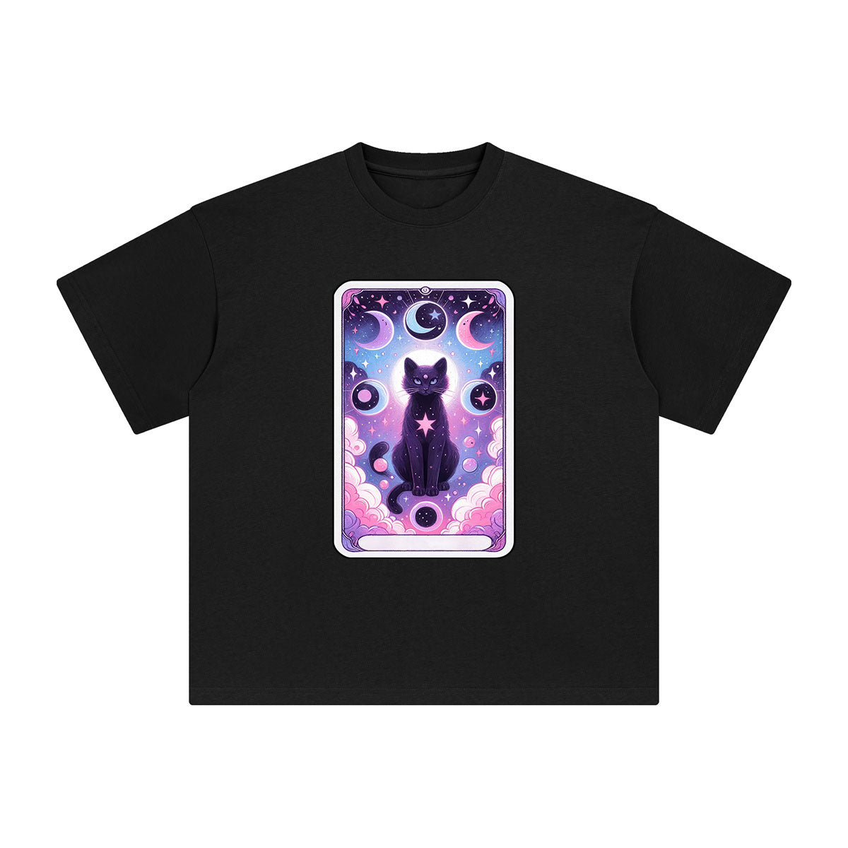 Star Cat Graphic Tee-INNBLAC Fashion Apparel