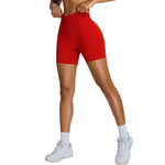 Pantalones cortos de entrenamiento de cintura alta y secado rápido