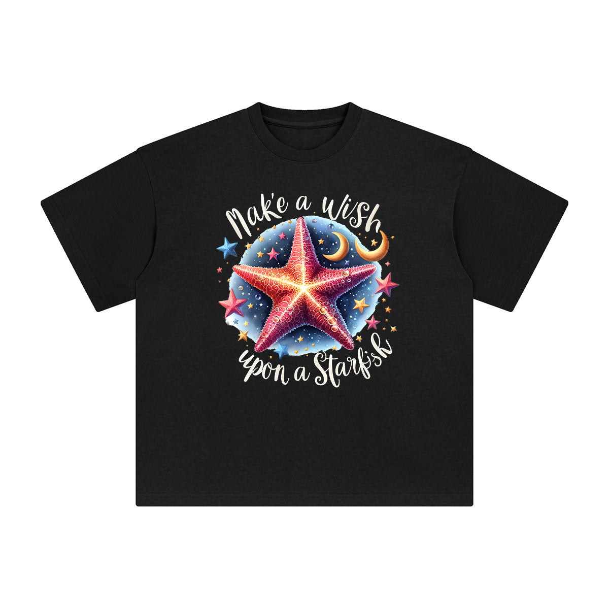 Cute Starfish Graphic Tee-INNBLAC Fashion Apparel