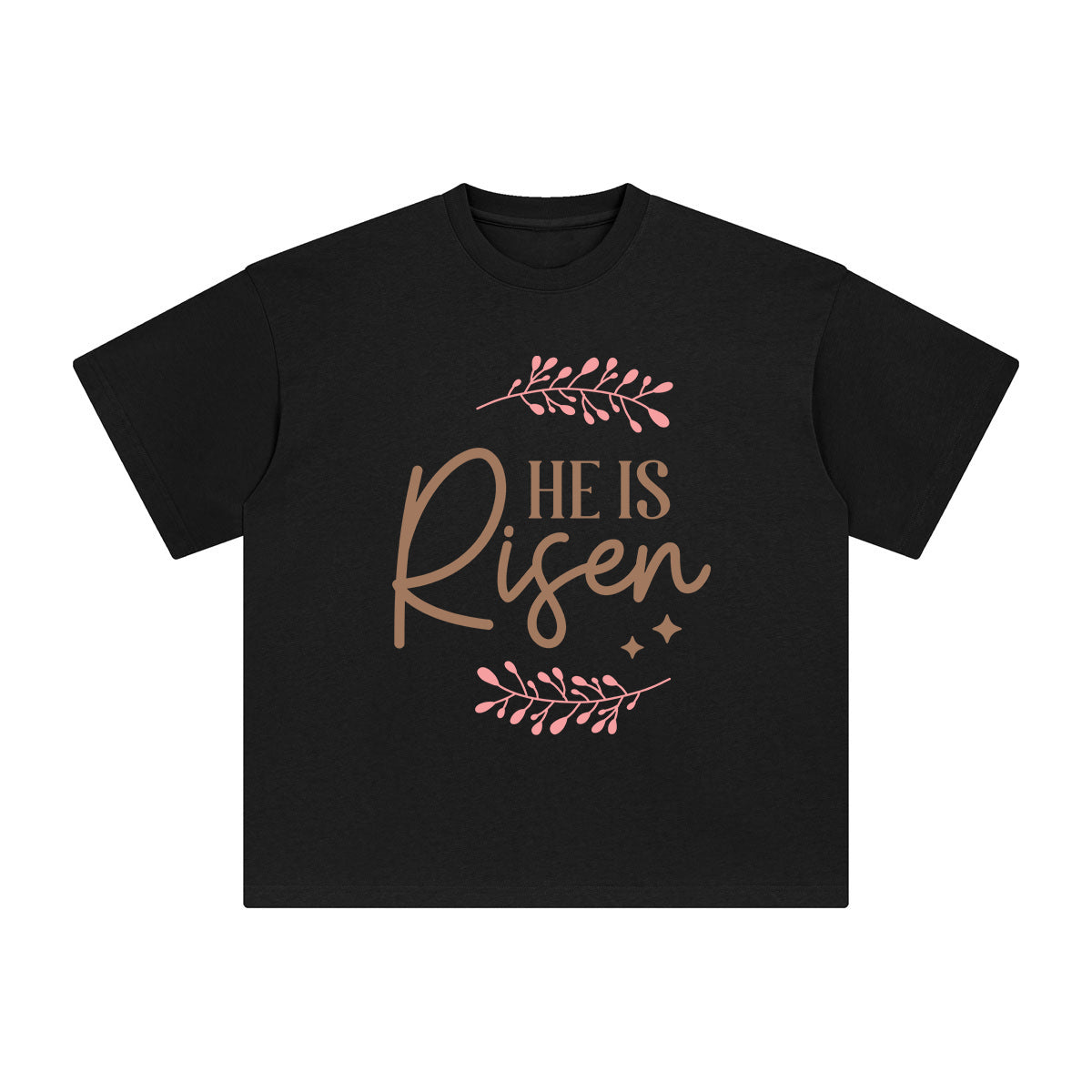 He Is Risen Graphic Tee-INNBLAC Fashion Apparel