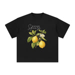 Lemon & Quote Graphic Tee-INNBLAC Fashion Apparel