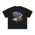 Sunbathing Skeleton Graphic Tee-INNBLAC Fashion Apparel