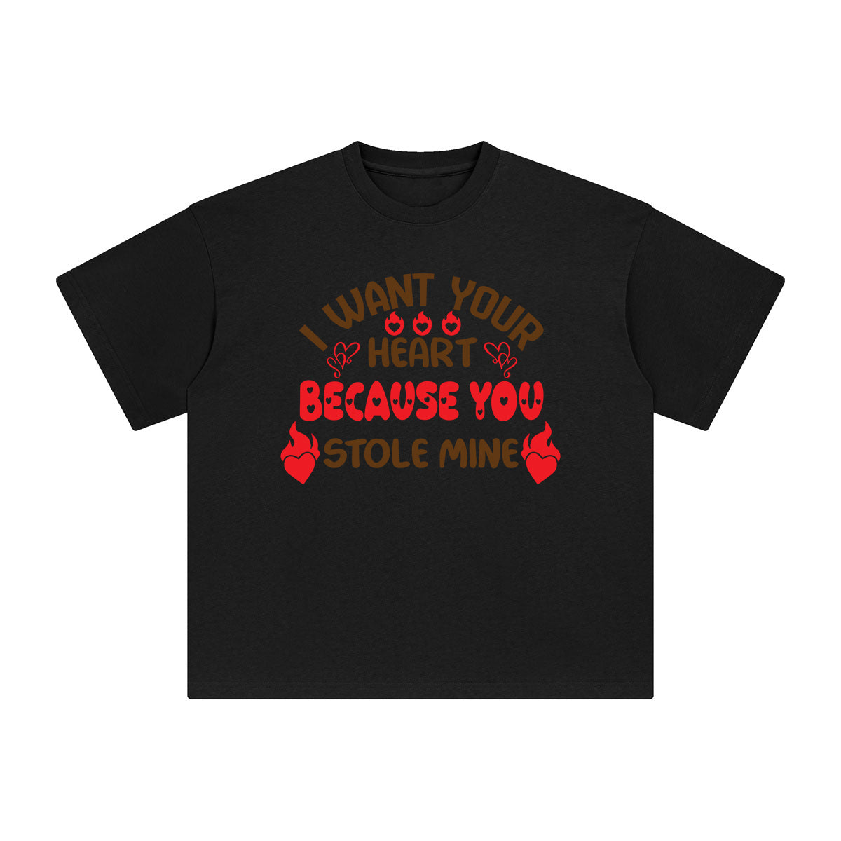 l Want Your Heart Because You Stole Mine Graphic Tee-INNBLAC Fashion Apparel