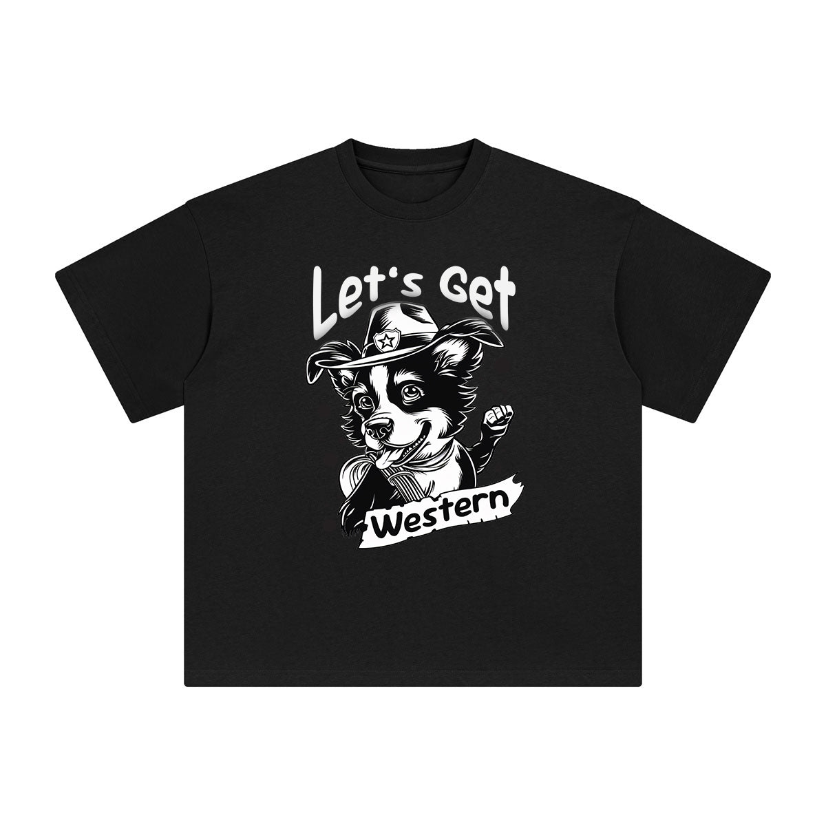 Let's Get Western Graphic Tee-INNBLAC Fashion Apparel