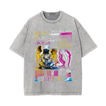 Born Streetwear Brutalism Graphic Washed Tee-INNBLAC Fashion Apparel