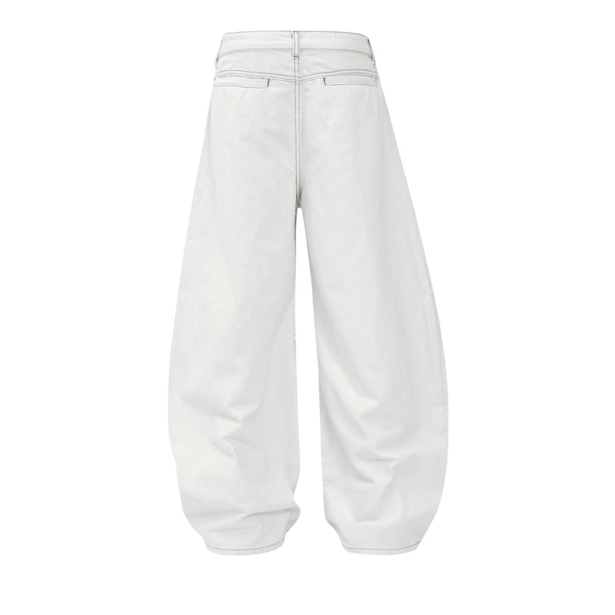 Vintage Embroidered Lettering Relaxed Fit Jogger Pants