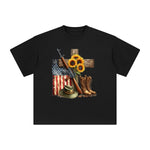 Memorial Day Cross Graphic Tee-INNBLAC Fashion Apparel