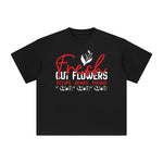 Fresh Cut Flowers Tulips Roses Peonis Graphic Tee-INNBLAC Fashion Apparel