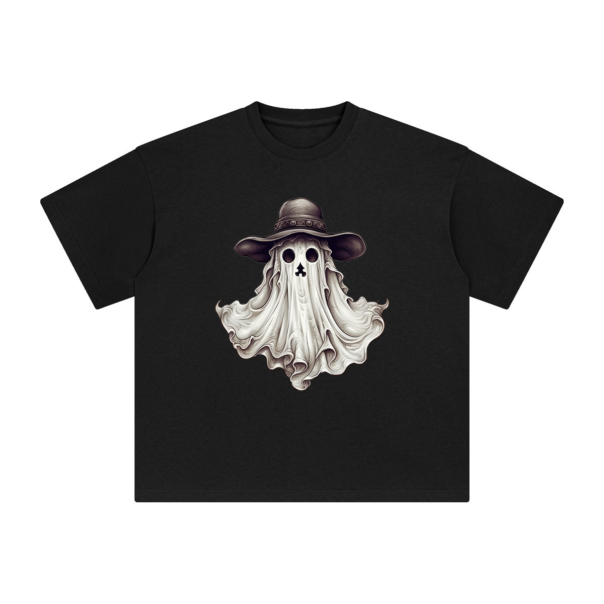 Ghost Graphic Tee-INNBLAC Fashion Apparel