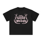 Life Is Good In The Woods Graphic Tee-INNBLAC Fashion Apparel