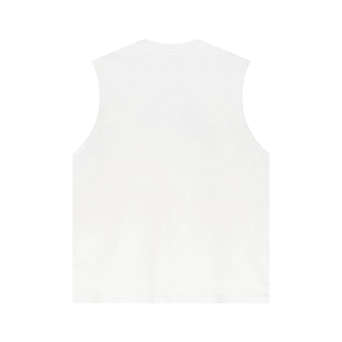 Panelled Back Seam Sleeveless T-Shirt