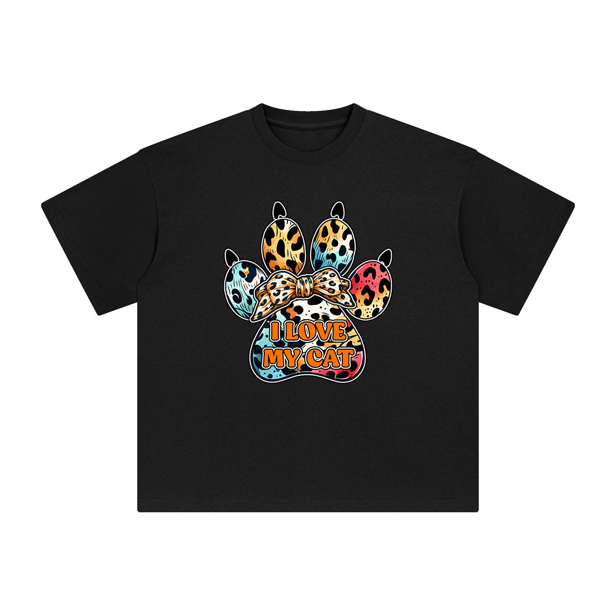 I Love My Cat Graphic Tee-INNBLAC Fashion Apparel