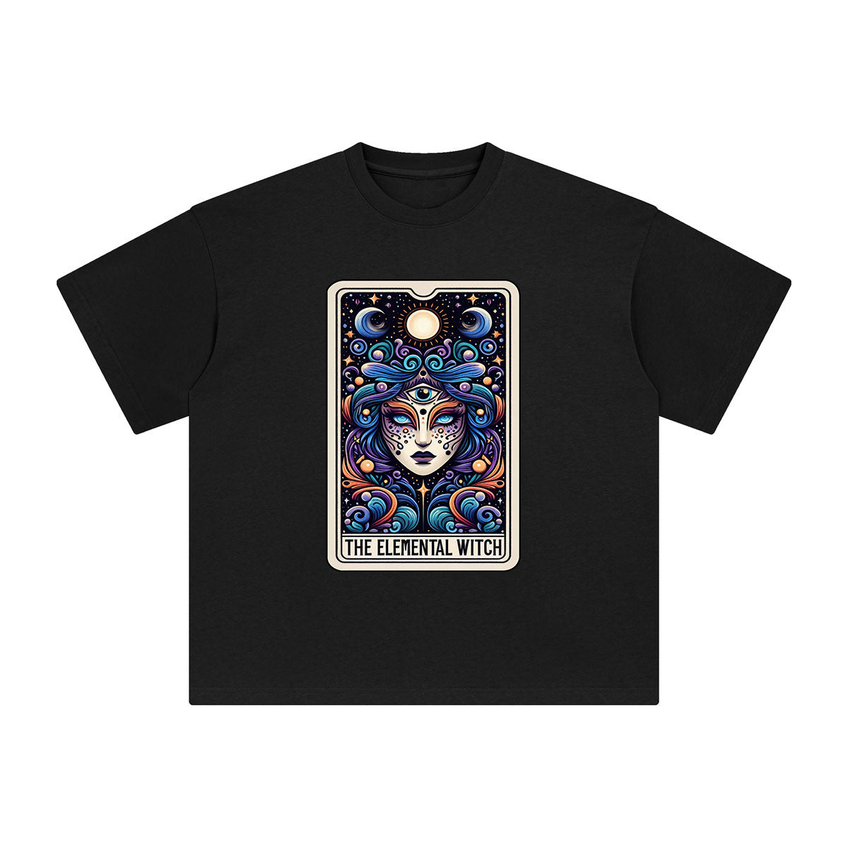 The Elemental Witch Graphic Tee-INNBLAC Fashion Apparel