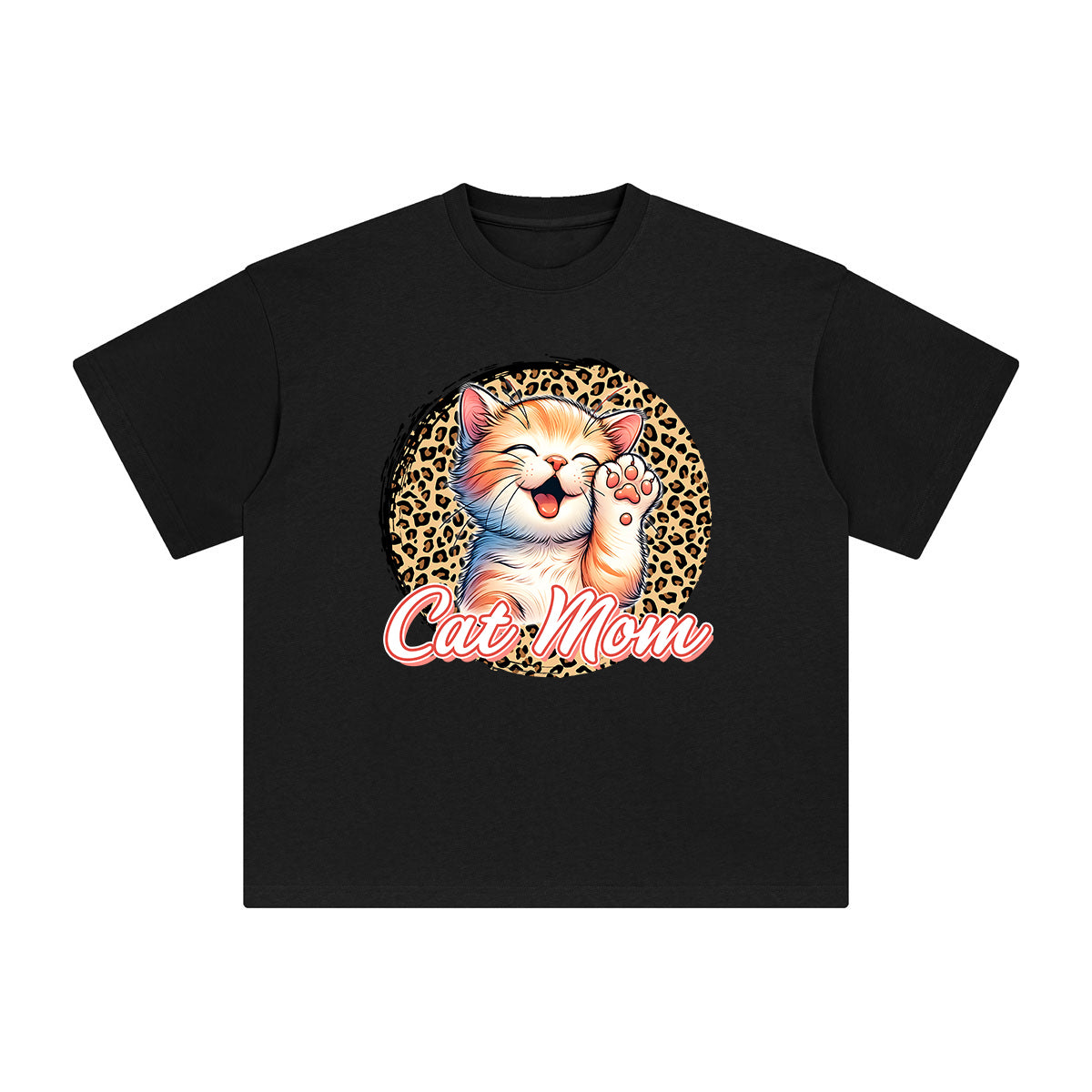 Cat Mom Graphic Tee-INNBLAC Fashion Apparel
