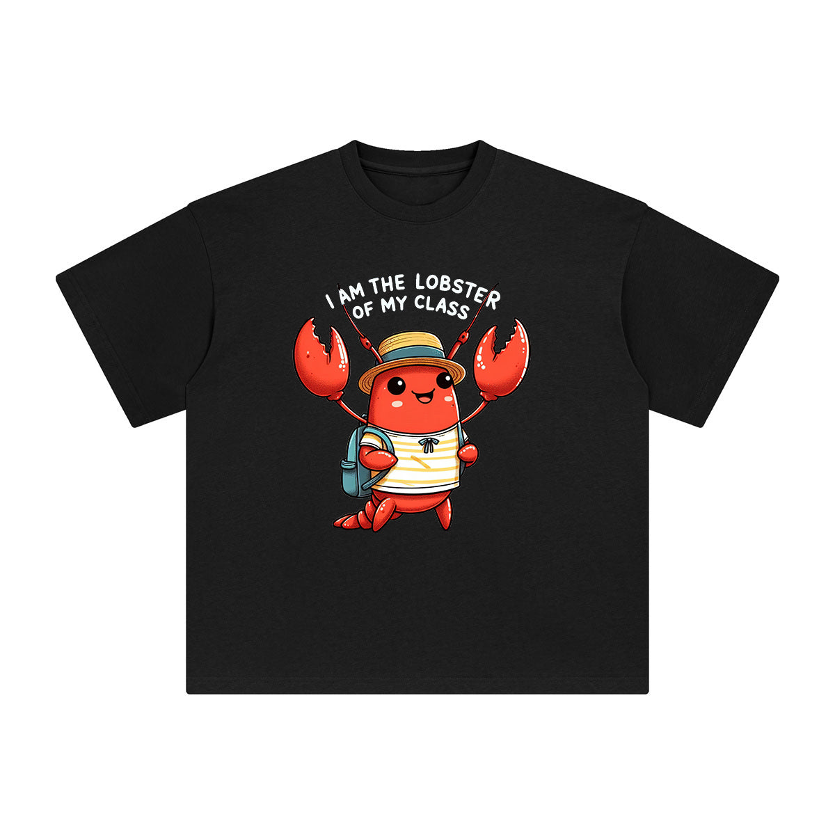 Lobster Student Graphic Tee-INNBLAC Fashion Apparel