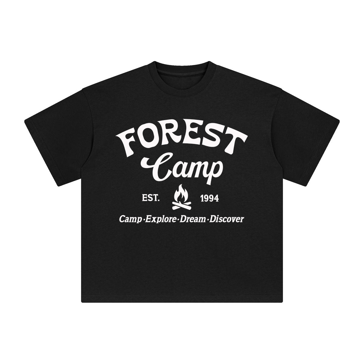 Forest Camp Graphic Tee-INNBLAC Fashion Apparel