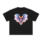 Pastel Bat Graphic Tee-INNBLAC Fashion Apparel