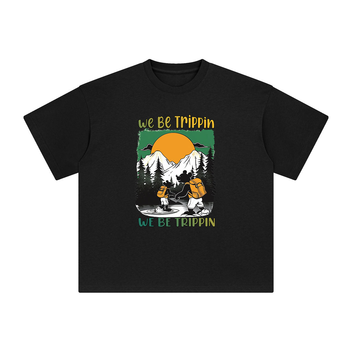 We Be Trippin Graphic Tee-INNBLAC Fashion Apparel