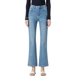 Risen Women's High-Rise Ankle Bootcut Jeans