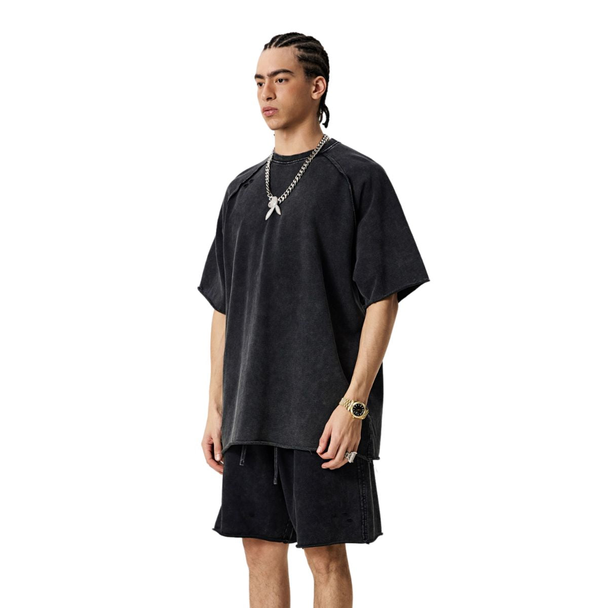 Heavyweight Raw Edge Destructive Tee 10oz