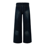 Vintage Studded Wide Leg Jeans
