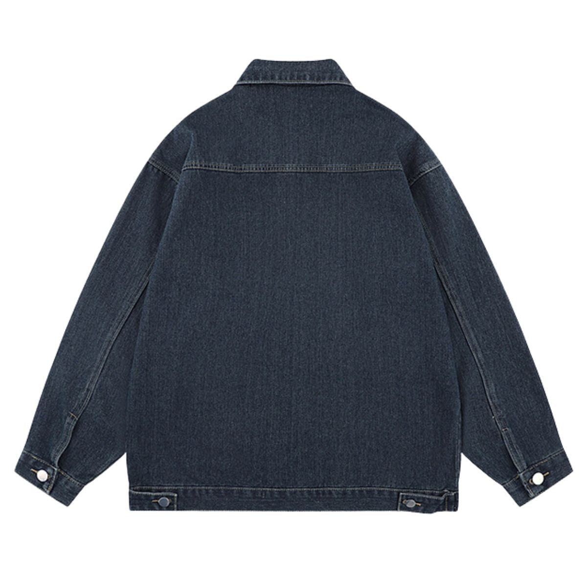 Multi-pocket Vintage Loose Washed Work Denim Jacket