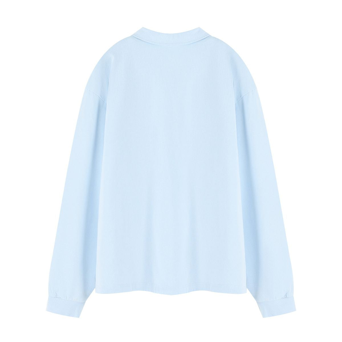 Heavyweight Vintage Cotton Collared Long Sleeve Sweatshirt