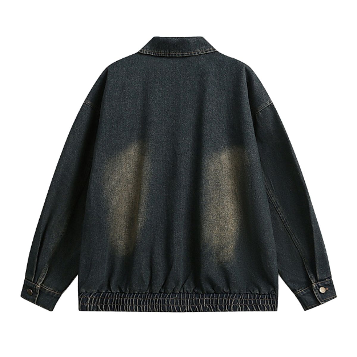 Unisex Retro Washed Vintage Denim Jacket