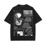 Greyscale Streetwear Brutalism Graphi Tee-INNBLAC Fashion Apparel