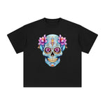 Beautiful Skull Graphic Tee-INNBLAC Fashion Apparel