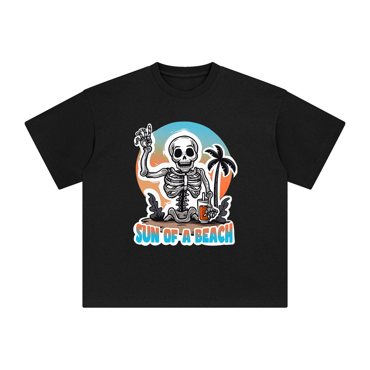Sun Of A Beach Graphic Tee-INNBLAC Fashion Apparel