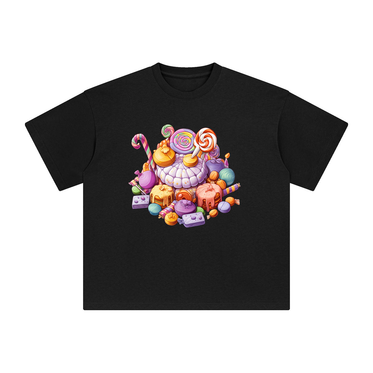 Pastel Candy Graphic Tee-INNBLAC Fashion Apparel
