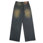 Light Blue Vintage Wash Baggy Jeans