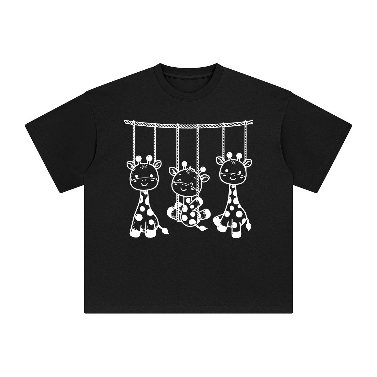 Giraffe Graphic Tee-INNBLAC Fashion Apparel