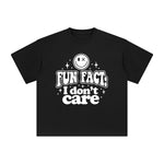 Fun Fact I Don't Care Graphic Tee-INNBLAC Fashion Apparel