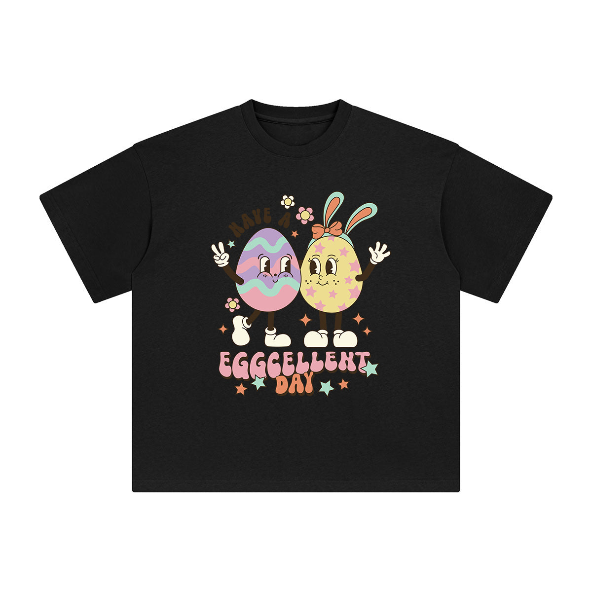 Egg Cellent Day Graphic Tee-INNBLAC Fashion Apparel