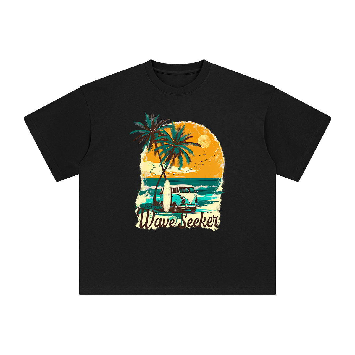 Wave Seeker Graphic Tee-INNBLAC Fashion Apparel