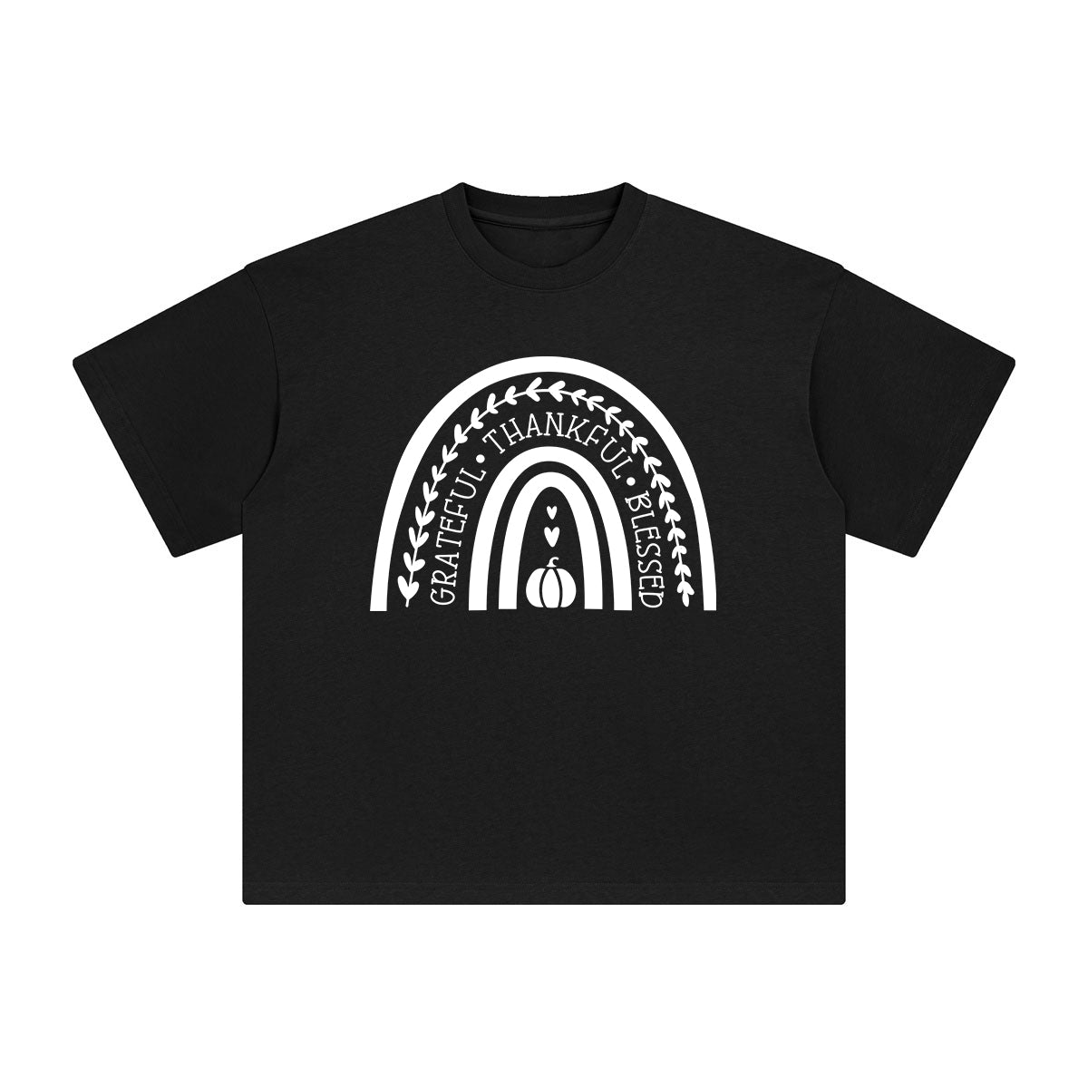 Grateful Thankful Blessed Graphic Tee-INNBLAC Fashion Apparel