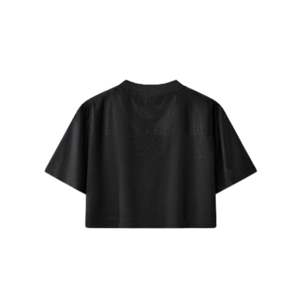 Cyber-Grunge Distressed Cutout Y2K Cropped Top