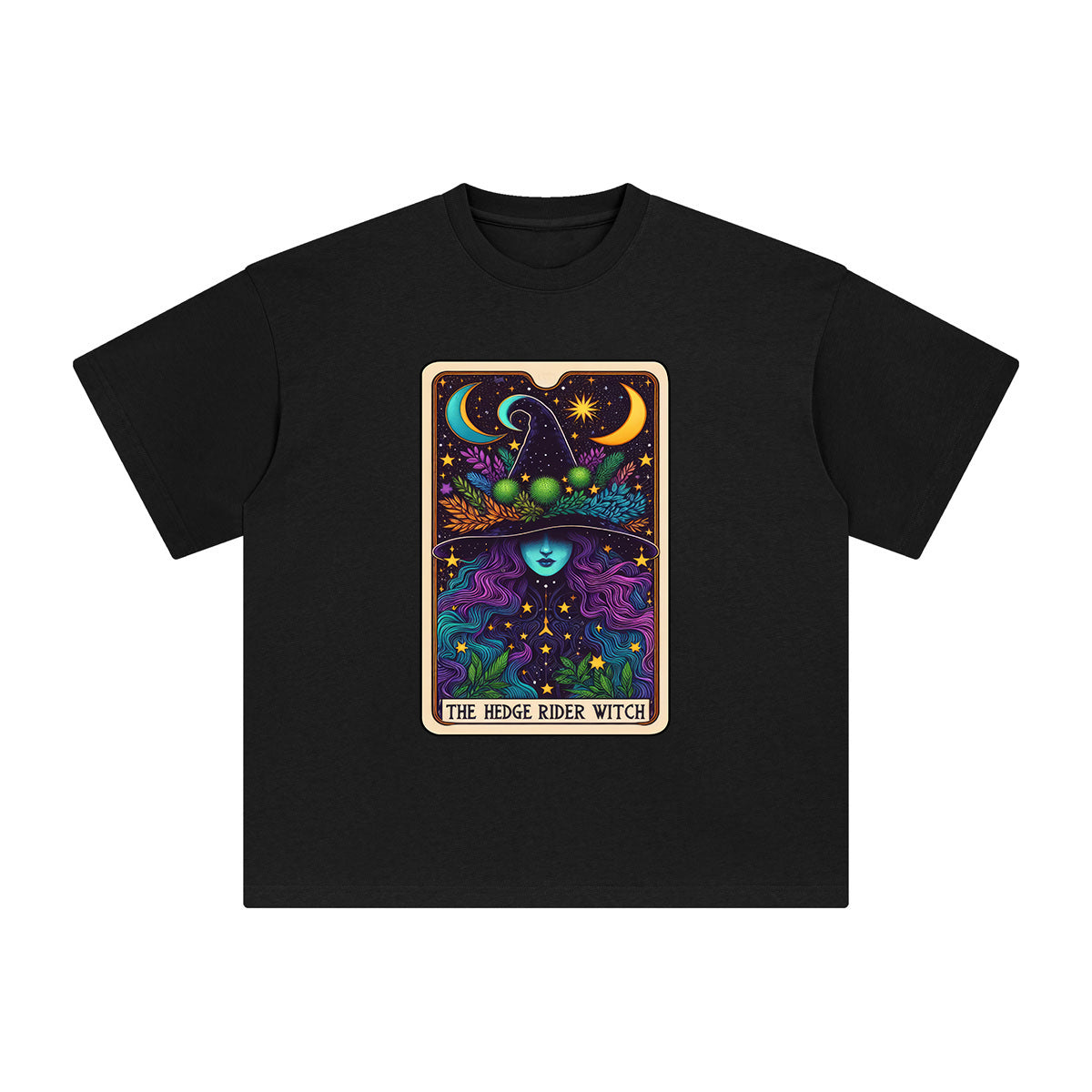 The Hedge Rider Witch Graphic Tee-INNBLAC Fashion Apparel