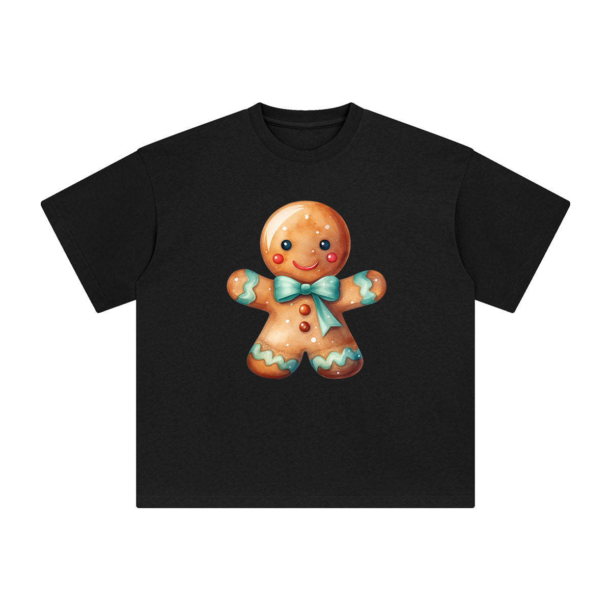 Gingerbread Man Graphic Tee-INNBLAC Fashion Apparel