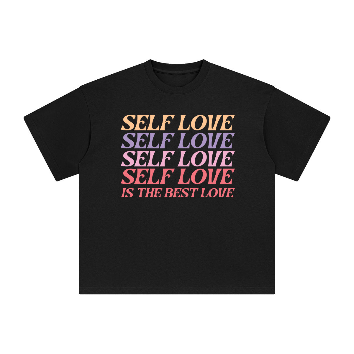 Self Love Is The Best Love Graphic Tee-INNBLAC Fashion Apparel